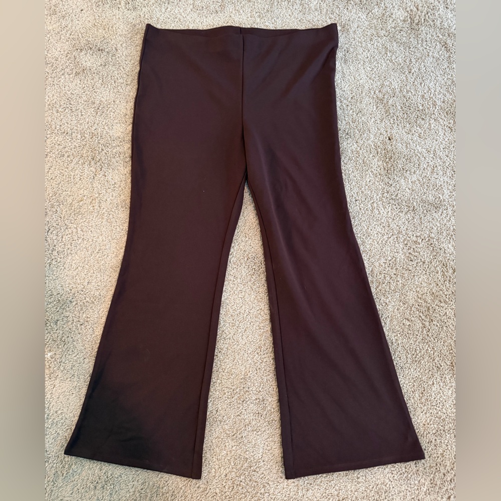 H&M Dark Brown Wide Leg Pants